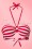 Belsira - Joana Stripes halter bikini in rood wit en marineblauw 4