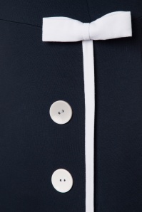 Lien & Giel - Joan Marine-jurk in marineblauw 4