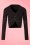 Lien & Giel - 50s St. Lucia Cashmere Cardigan in Black