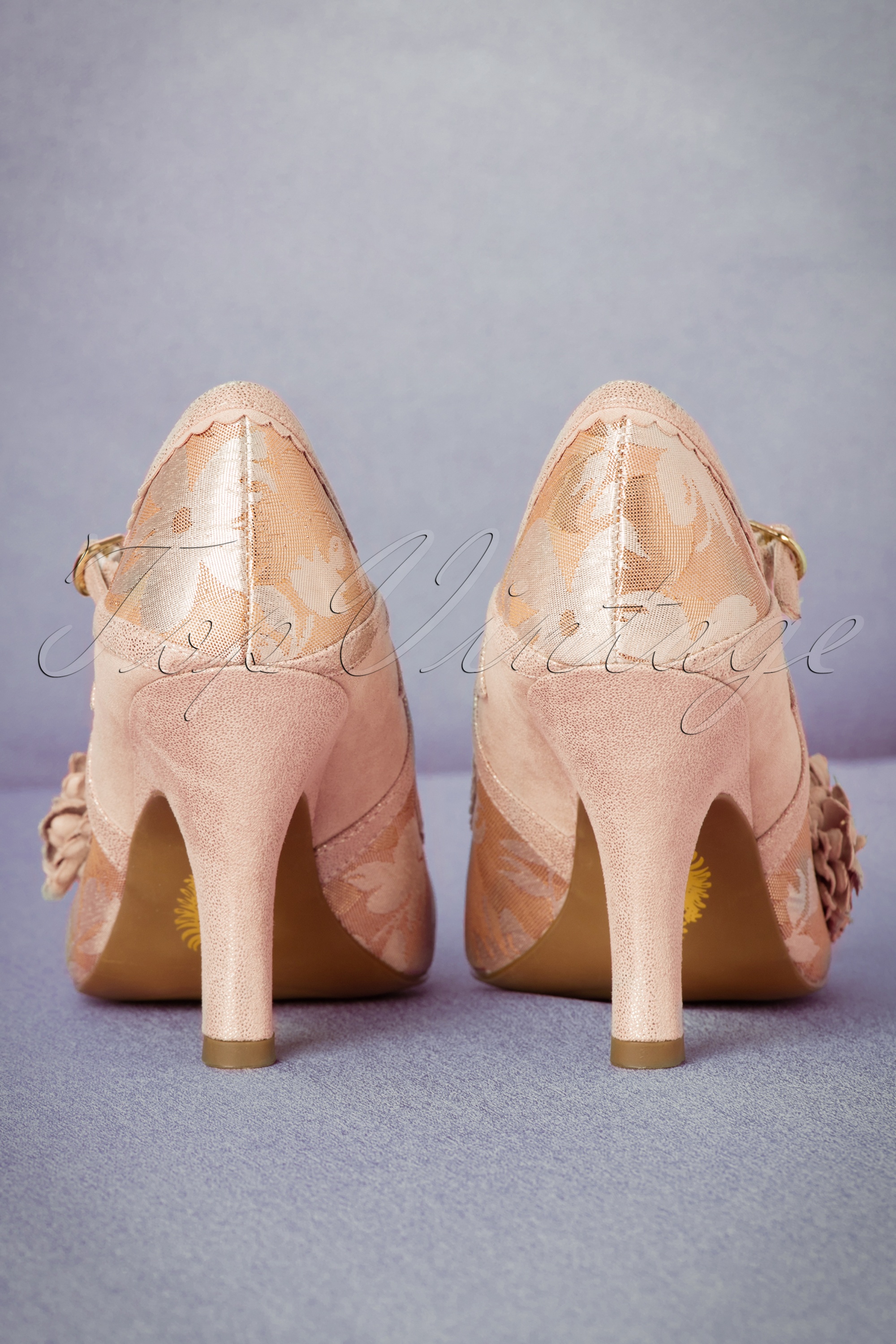 Ruby Shoo - Yasmin-pumps in rosé goud 8