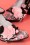 Ruby Shoo - 60s Dee Pumps in Black and Pink 4