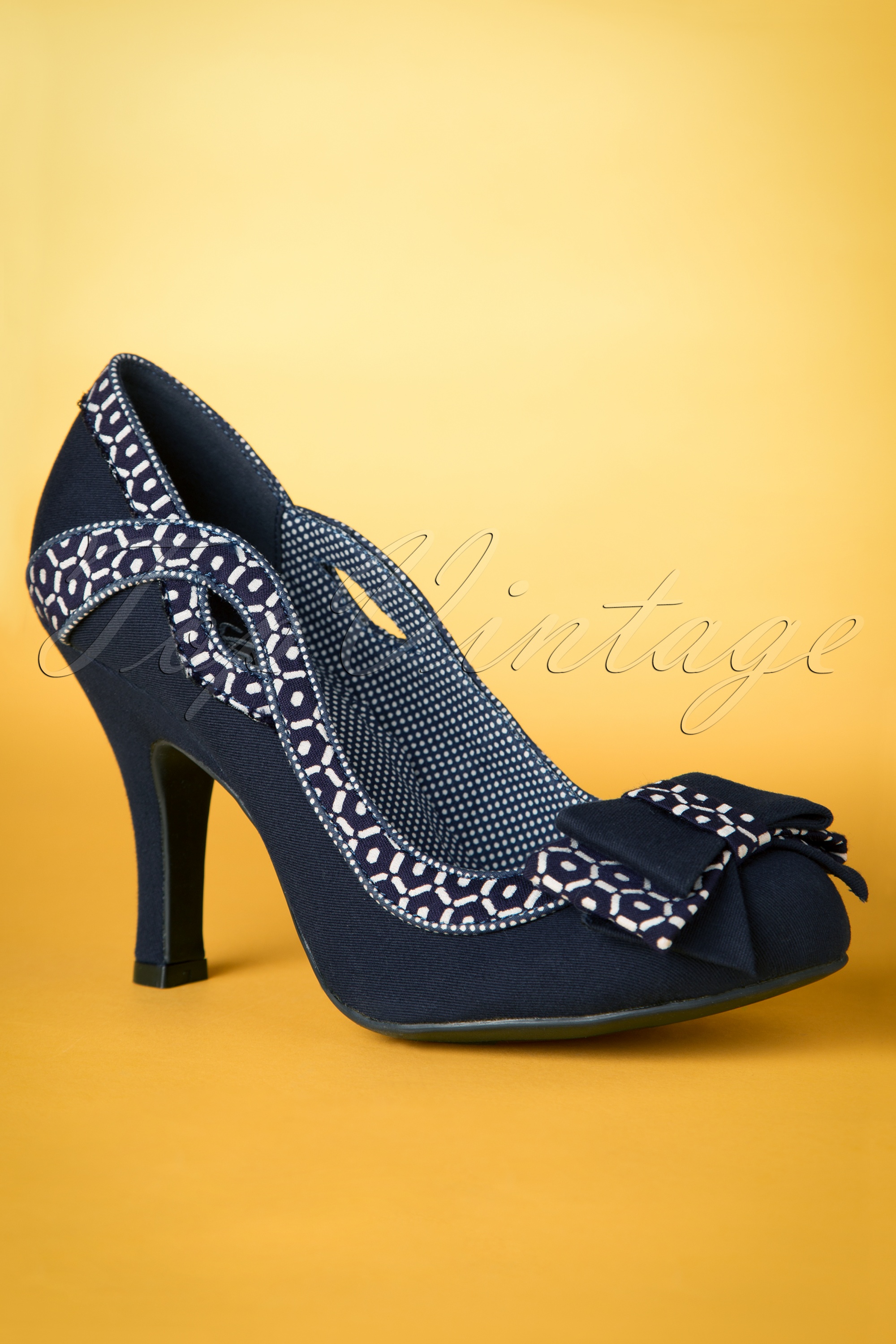 Ruby Shoo - Ivy pumps in marineblauw 3