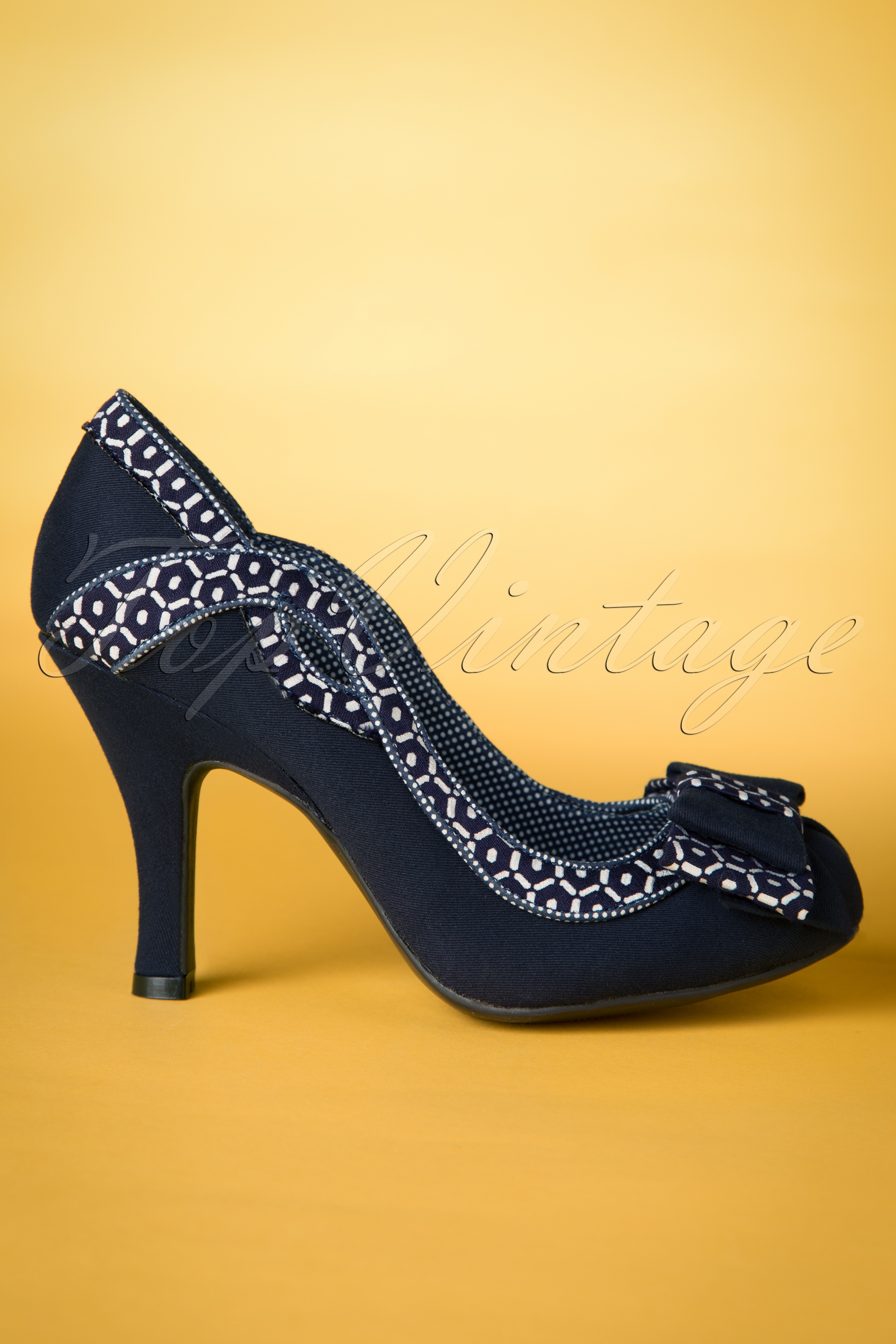 Ruby Shoo - Ivy pumps in marineblauw 5