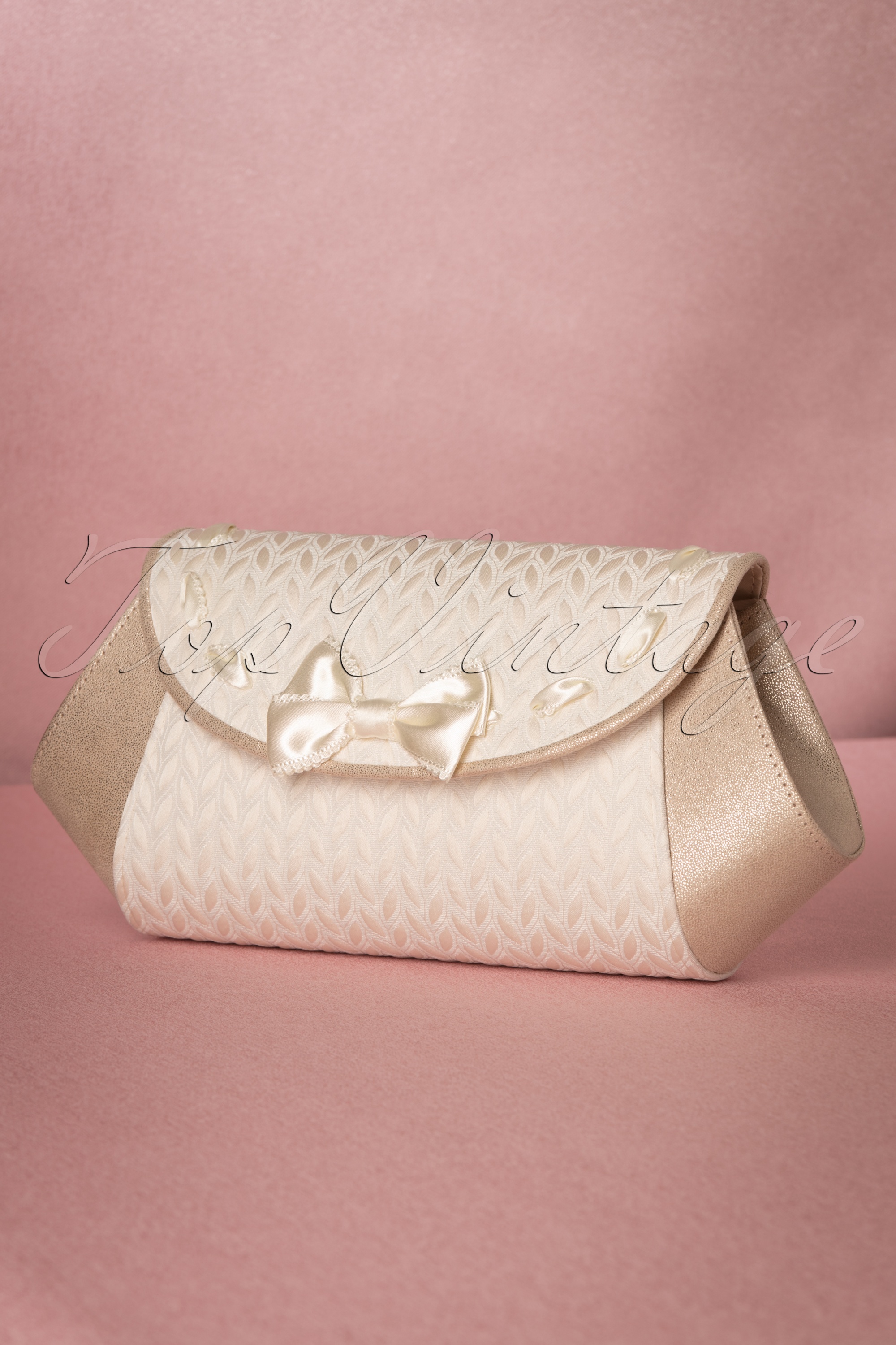 Ruby Shoo - Palma-clutch in crème 2