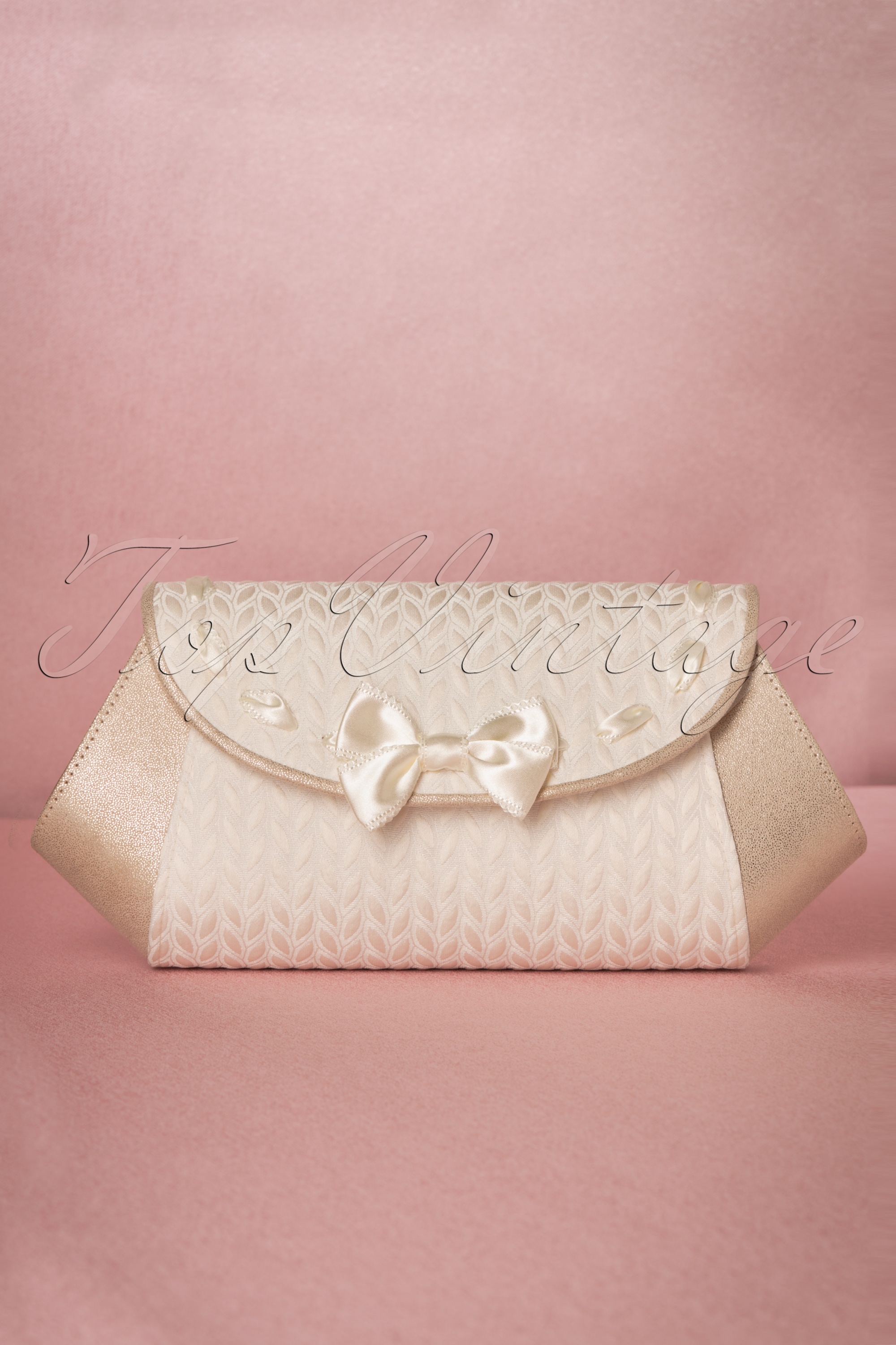 Ruby Shoo - Palma-clutch in crème