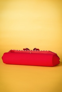 Ruby Shoo - Brighton-clutch in rood 6
