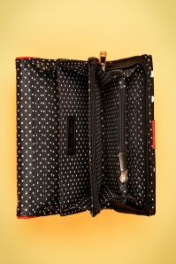 Ruby Shoo - Garda Stripes Dots portemonnee in zwart en wit 5