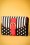 Ruby Shoo - Garda Stripes Dots Purse Années 60 en Noir et Blanc 2