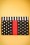 Ruby Shoo - Garda Stripes Dots Purse Années 60 en Noir et Blanc 4