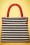 Ruby Shoo - Riva Stripes Bag Années 60 en Noir et Blanc 4