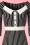 Vintage Chic for Topvintage - Sally Secretary Striped Pencil Dress Années 50 en Noir et Blanc 5