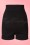 Collectif Clothing Nomi Plain Shorts in Black 20709 20161130 0011w