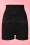 Collectif Clothing Nomi Plain Shorts in Black 20709 20161130 0004w