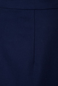 Collectif Clothing - Gracie Capris in marineblauw 3