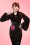 Collectif Clothing Sakiko Fishtail Skirt in Black 20764 20161201 03