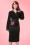 Collectif Clothing Sakiko Fishtail Skirt in Black 20764 20161201 02