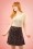 Vintage Chic for Topvintage - Bella midi skirt in magenta