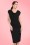 Zoe Vine - TopVintage exclusive ~ 50s Billie Pencil Dress in Black 3