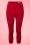 Pantalones Capri Tina de los años 50 en rojo