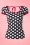 Rock Steady Clothing Robyn Top in Black and White Polkadot 110 14 14282 20150123 0005W