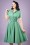 Collectif Clothing Caterina Plain Swing Dress in Mint 20848 20121224 0001c