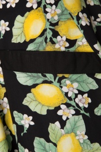 Bunny - 50s Leandra Lemon Swing Skirt in Black 4