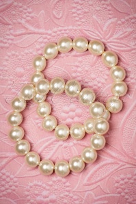 Darling Divine - Annabella Double Pearl Bracelets Années 50