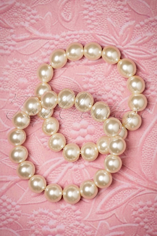 Darling Divine - 50s Annabella Double Pearl Bracelets 