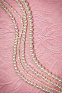 Darling Divine - Scarlett Glamorous Pearl Necklace Années 50 3