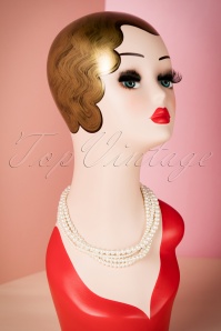 Darling Divine - 50s Scarlett Glamorous Pearl Necklace 2