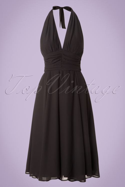 Bunny - 50s Monroe Dress in Black 2