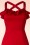 Collectif Clothing Mandy Plain Pencil Dress in Red 20677 20161130 0018c