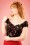 Collectif Clothing Dolores 50s Cherry Top 110 14 16187 20170130 00012W