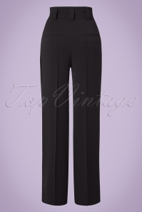 Miss Candyfloss - 40s Melissa Trousers in Black 3