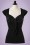 Steady Clothing - 50s Solid Sweetheart Tie Top in Black 2
