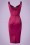 Collectif Clothing Primrose Plain Pencil Dress in Pink 20795 20161125 0015w