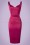 Collectif Clothing Primrose Plain Pencil Dress in Pink 20795 20161125 0006w