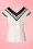 Dancing Days by Banned Kara Top in White 113 50 20892 20170301 0011W