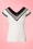 Unique Vintage - 60s Smak Parlour Stealer Dress in Black and White