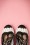 Bettie Page Shoes - Paige T-Strap pumps in zwart en wit 3