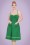 50s Delilah Daisy Swing Dress in Green