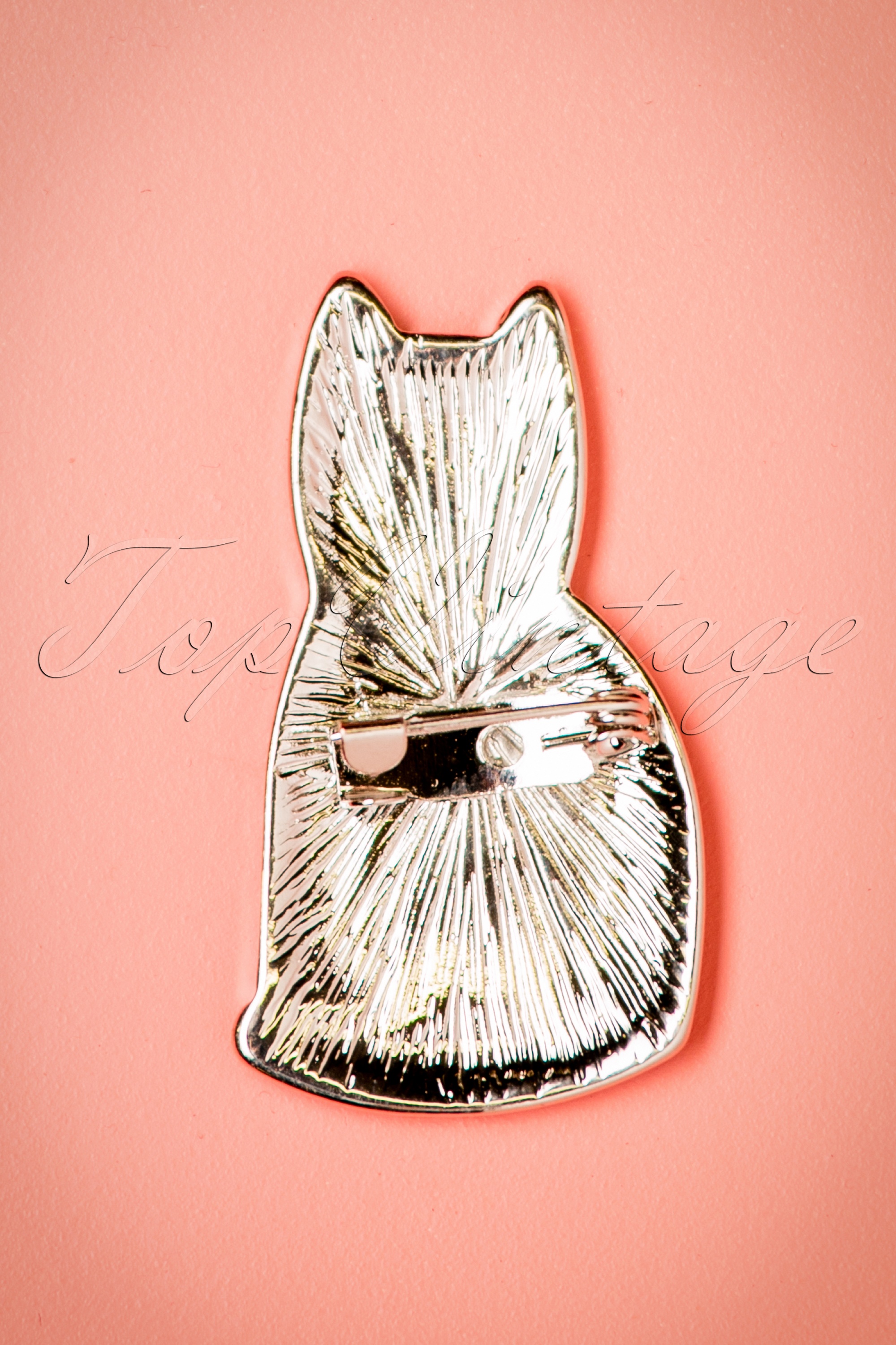 Darling Divine - Adopteer een kattenbroche in zwart 3