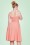 Vixen - 50s Violet Swing Dress in Light Pink 5