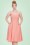 Vixen - 50s Violet Swing Dress in Light Pink 2
