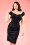 Collectif Clothing Dolores Black Pencil Dress 10248 2 w