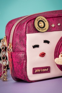 Betsey Johnson - Kitsch close-up cameratas in roze 6