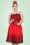 Vixen - Scarlett Swing-Kleid in Rot 3
