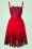 Vixen - 50s Scarlett Swing Dress in Red 2