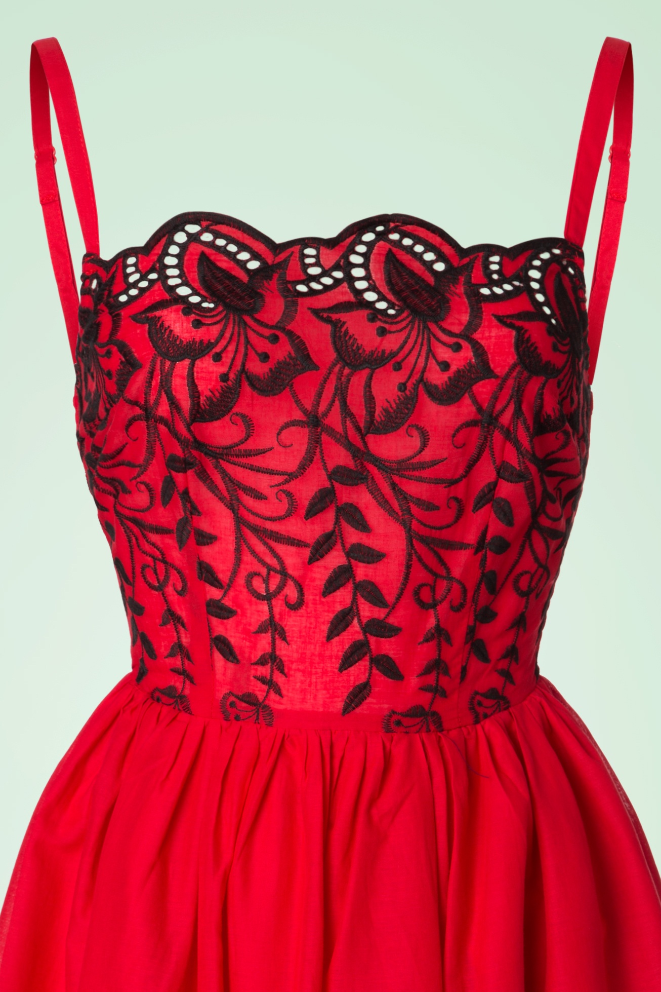 Vixen - Scarlett swingjurk in rood 4