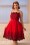 Vixen - Scarlett Swing Dress Années 50 en Rouge
